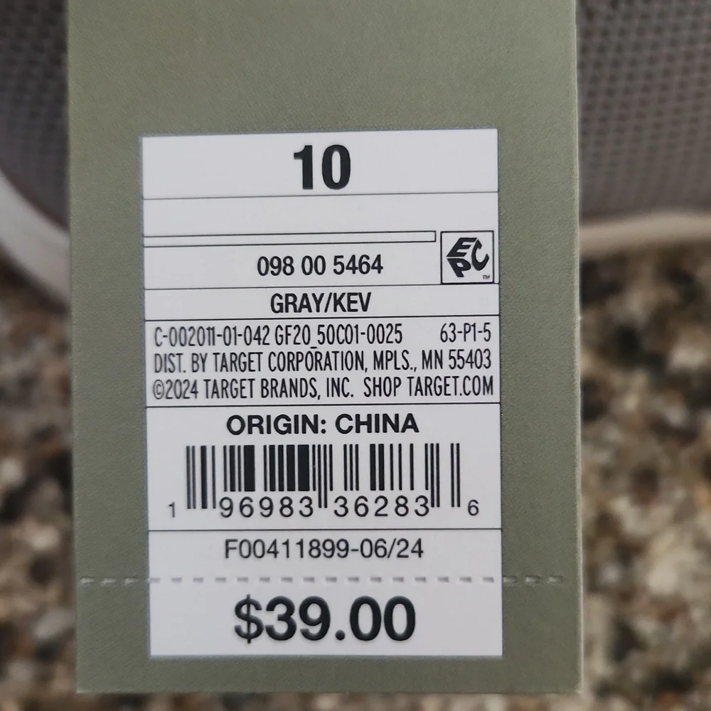 Goodfellow & Co‎ Gray and Tan Men's Oxfords, Size 10 Nwt